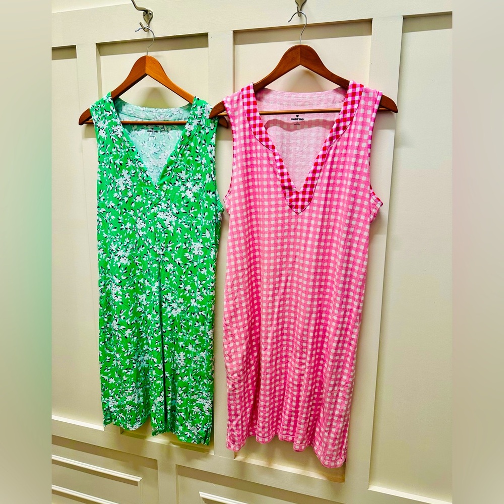 2 Lands End Dresses. Draper James. EUC Large-14
